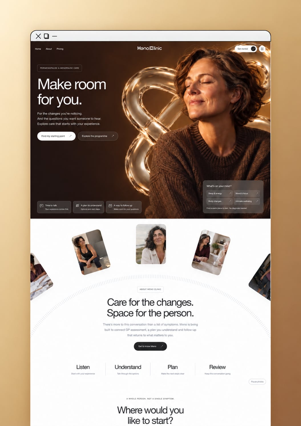 A website we built for a telehealth business